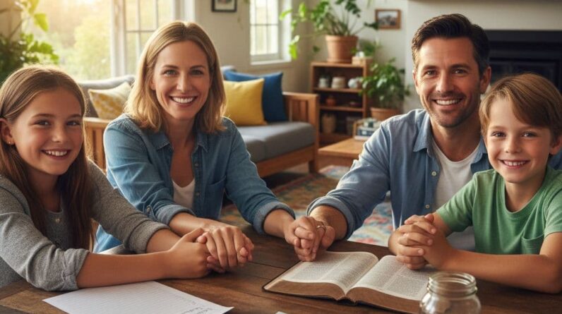 family holding hands