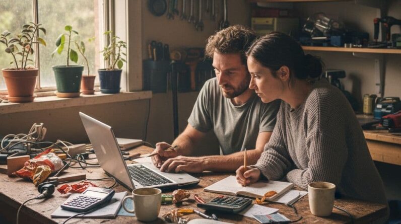 a coupke working on their plan